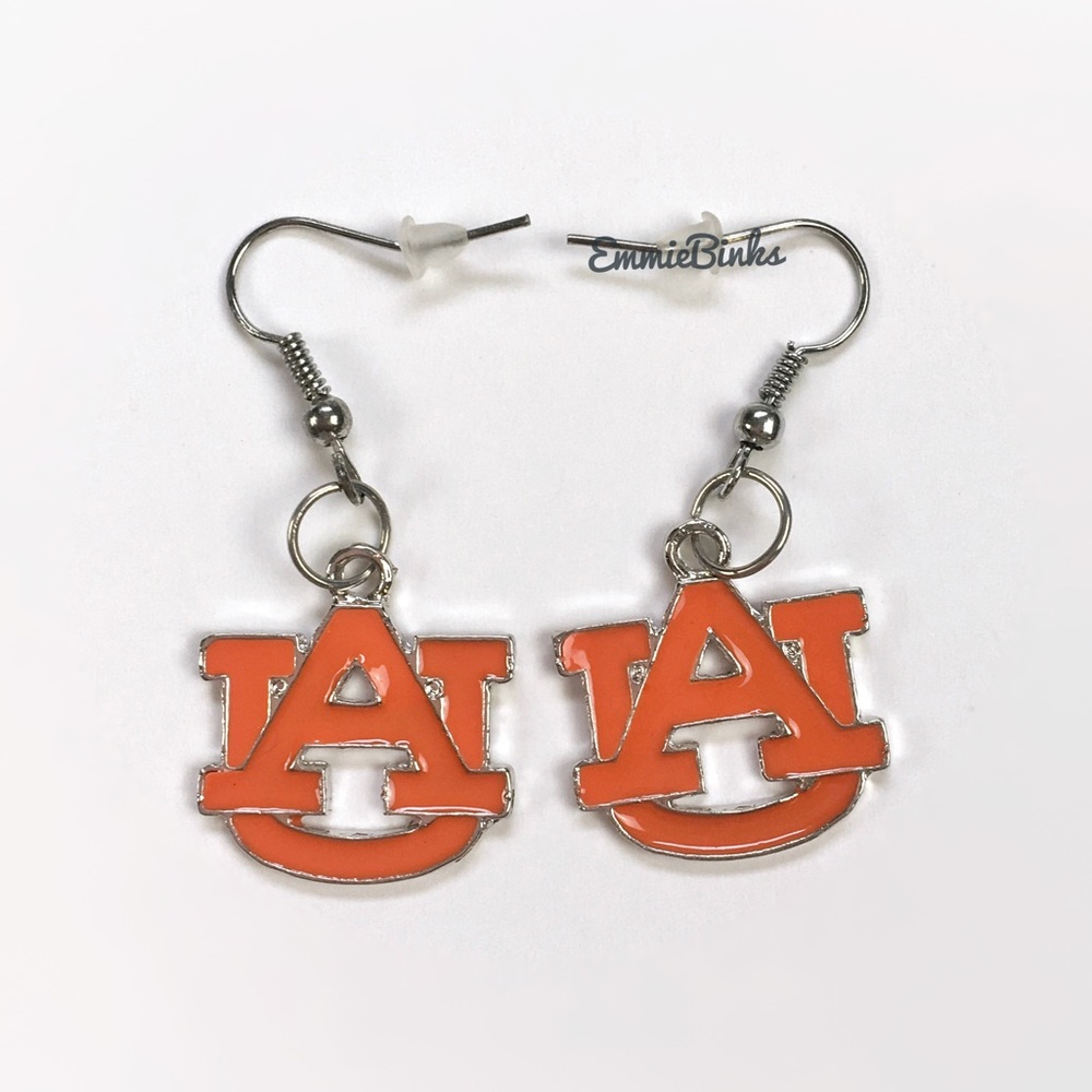 NWT Auburn Tigers Jewelry ~ Set of Auburn University Drop Dangle Earrings - Picture 5 of 13